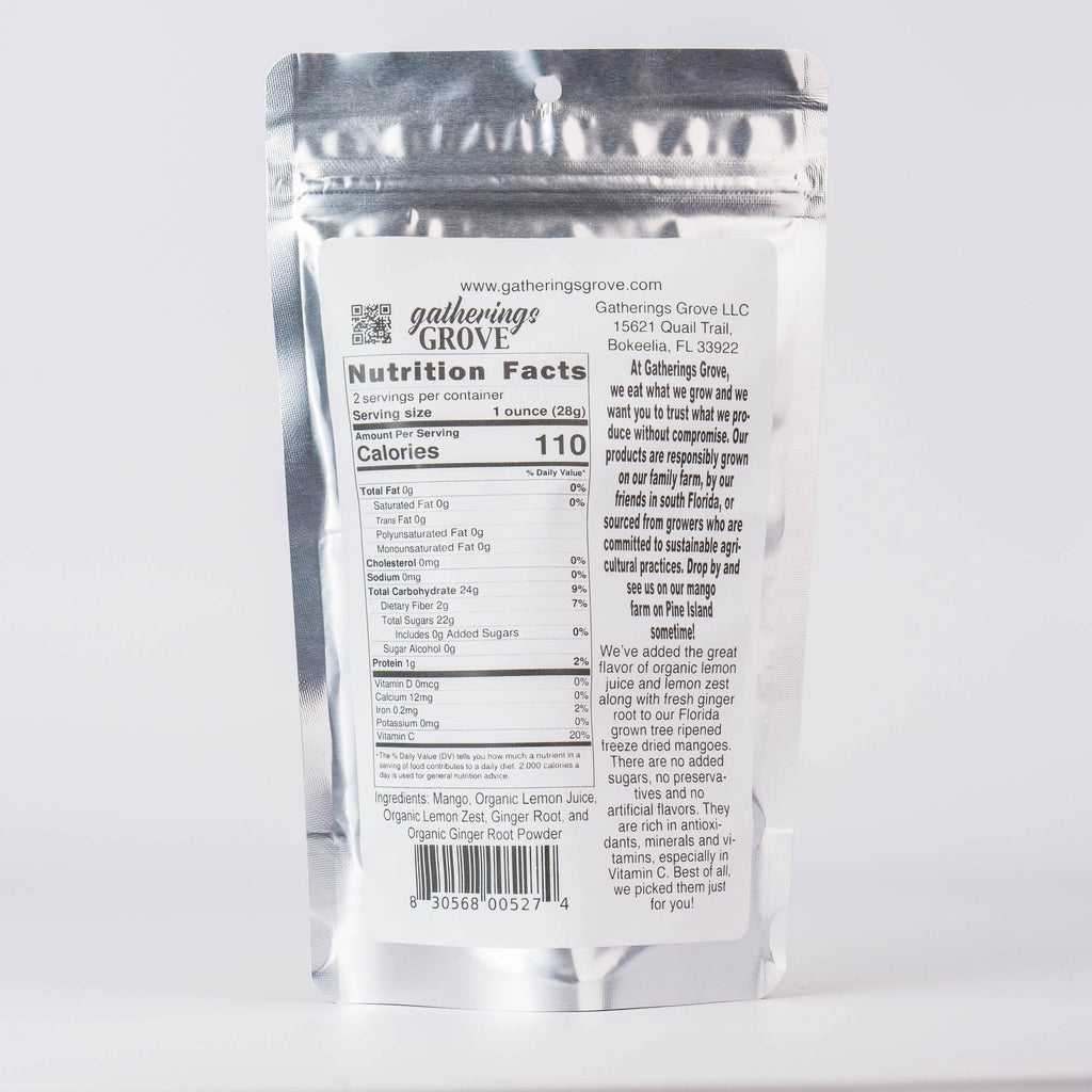 Freeze Dried Mango Lemon Ginger - Gatherings Grove