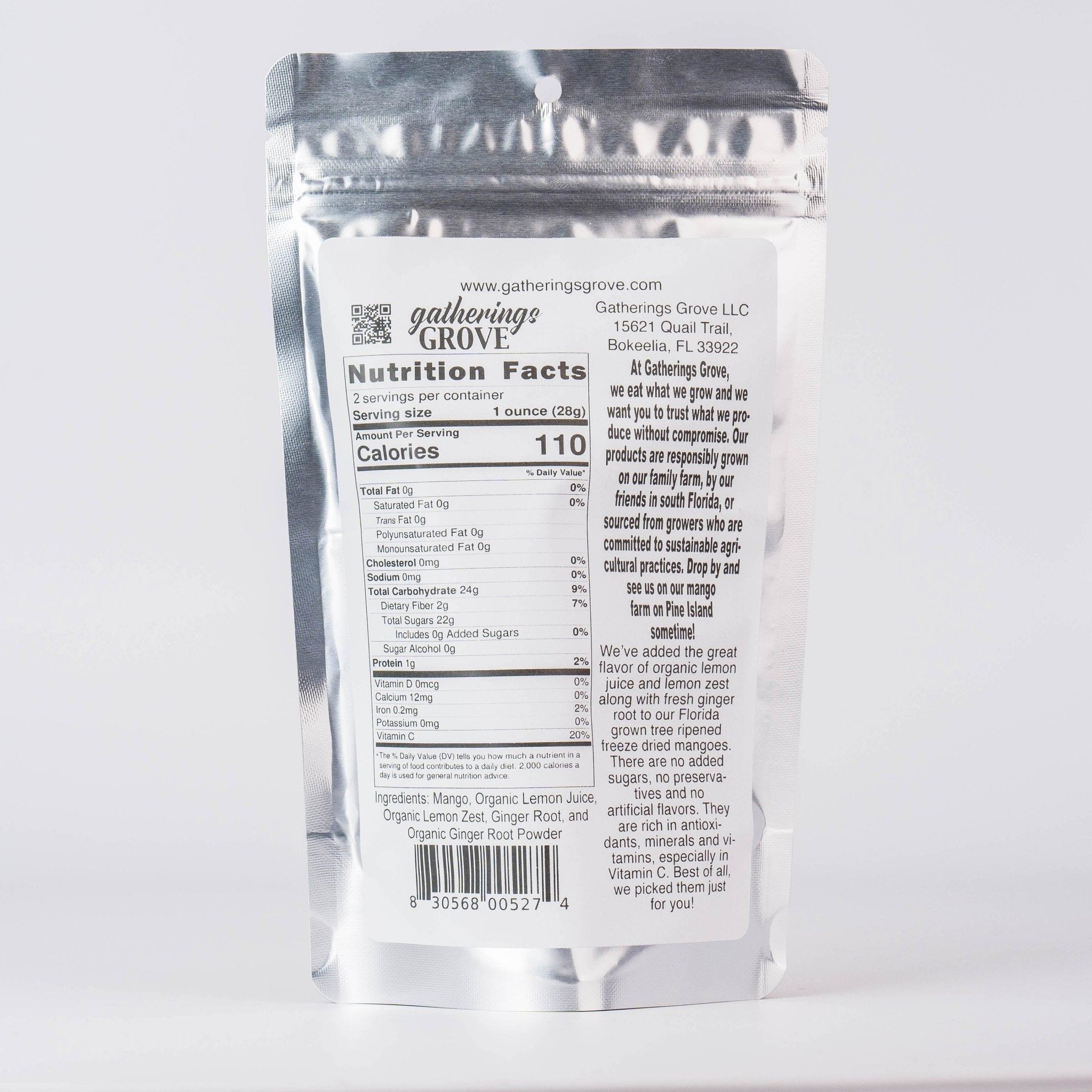 Freeze Dried Mango Lemon Ginger - Gatherings Grove