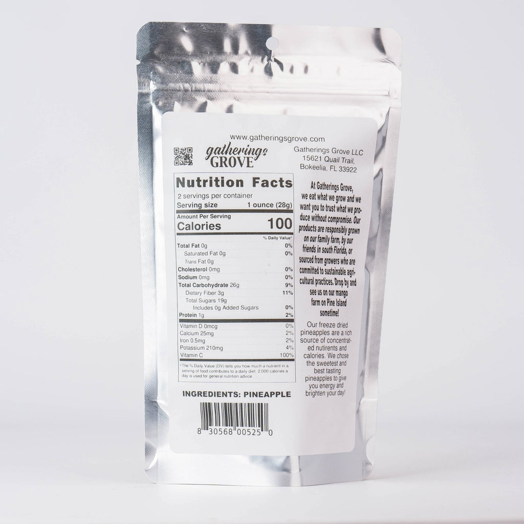 Freeze Dried Pineapple - Gatherings Grove