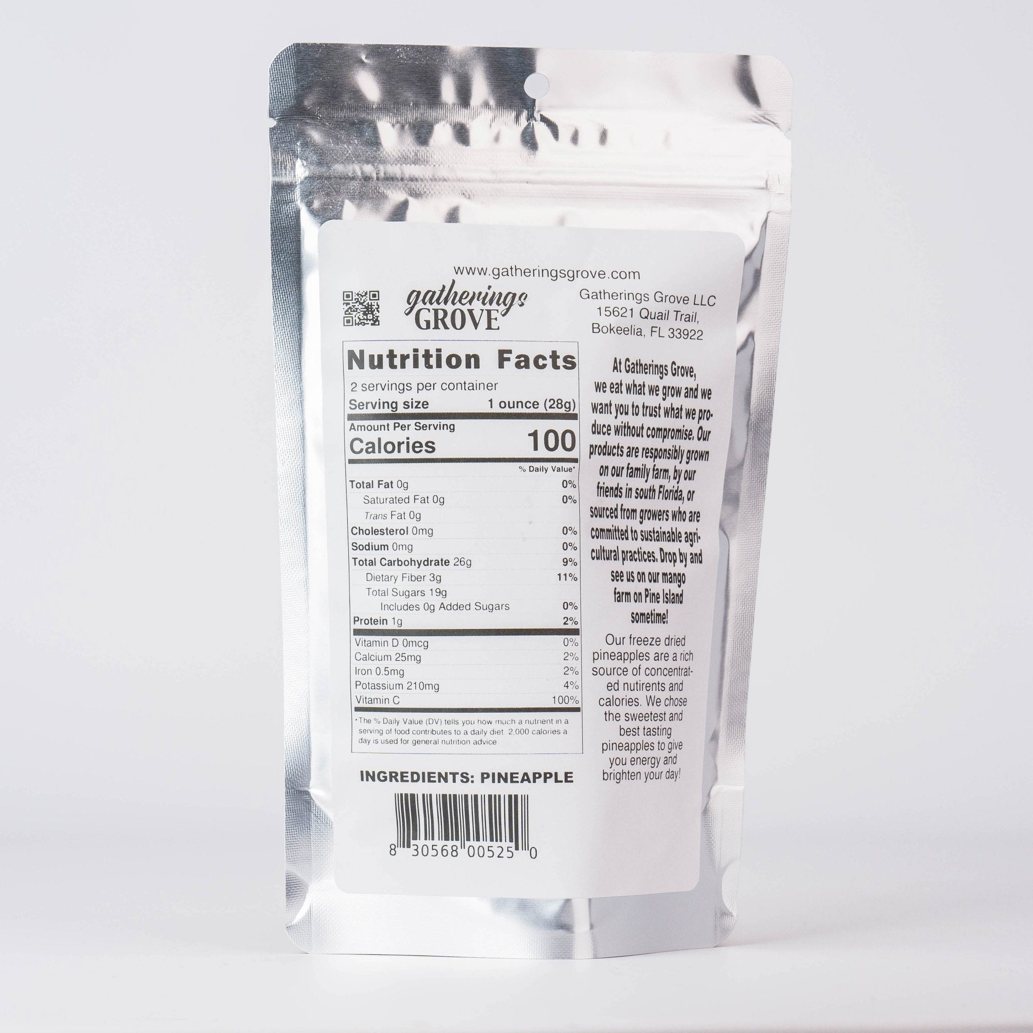 Freeze Dried Pineapple - Gatherings Grove