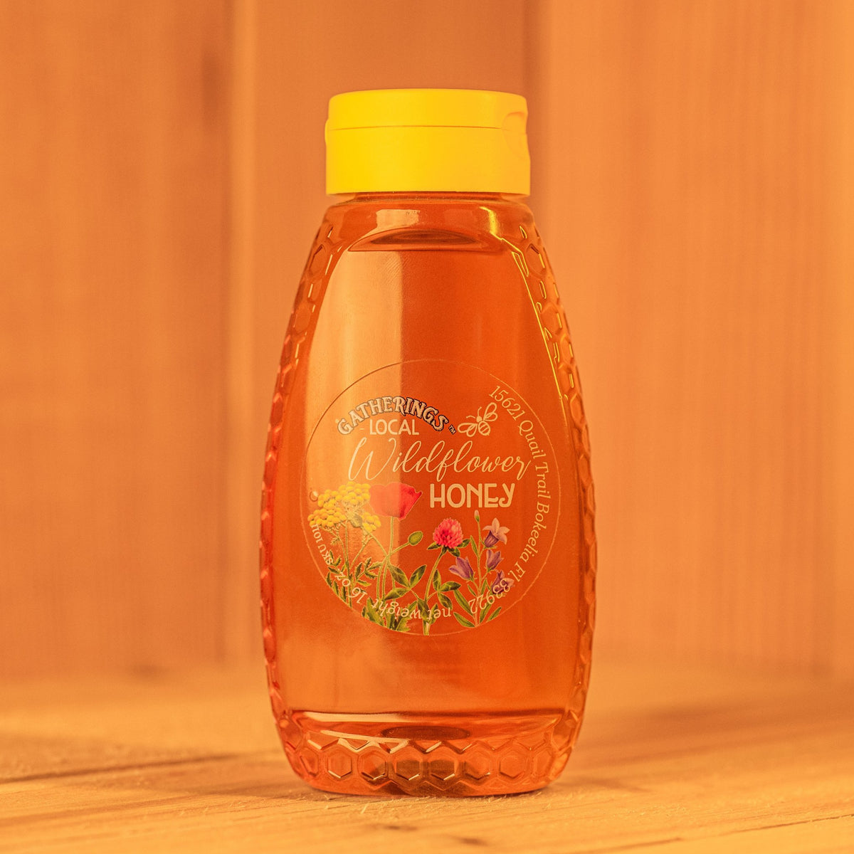 Local Wildflower Honey 16 oz - Gatherings Grove